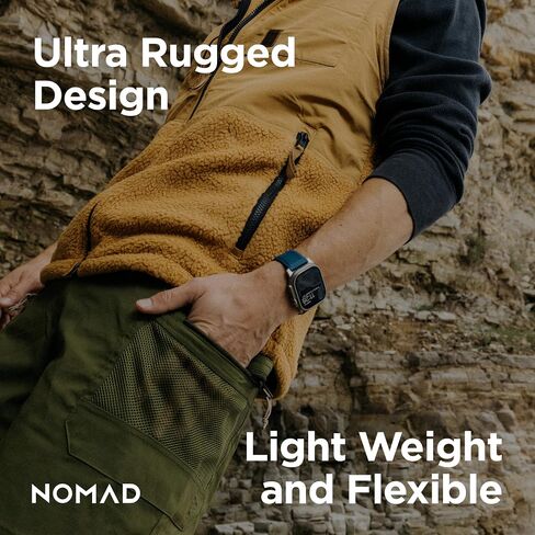 NOMAD Rugged Band for Apple Watch - 45/49mm Atlantic Blue, Rugged in Saudi Arabia
