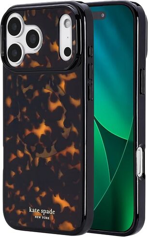 Kate Spade New York iPhone 17 Pro Max Case - متوافق مع Magsafe - Designer Phone Case - Flowerbed Blue Gems in Kuwait