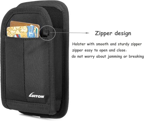Zebra TC77 TC70 Scanner Holster Carrying Case Pouch Compatible with Zebra TC75x, TC75, TC70x, TC70, TC72, TC77 Handheld Barcode Touch Mobile Computer,Scanner Case Holder with Metal Clip and Belt Loops in Saudi Arabia