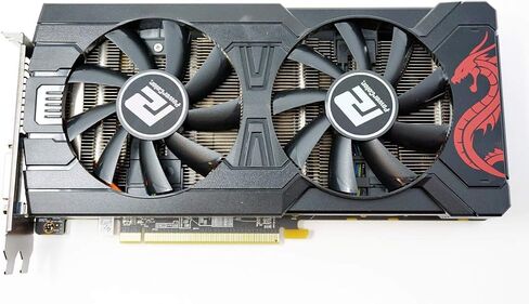 PowerColor Red Dragon Radeon RX 570 AXRX 570 4GBD5-3DHD/OC (Renewed) in Saudi Arabia