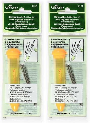 Clover 3121 Tapestry Needle Set Chibi, Bent Tip , Beige in Saudi Arabia