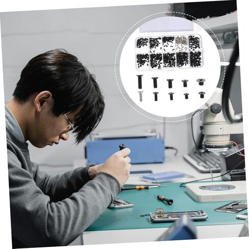 Garneck 1SET LAPTOP إصلاح المسمار المسمار براغي رأس مسطح مسطحات من أجل SSD HARD DRIVE CARD in Saudi Arabia