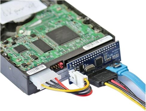 IDE إلى SATA Adapter 3.5 HDD Data Motherboard Cable إلى بطاقة محول بطاقة SATA 40 دبوس in Saudi Arabia