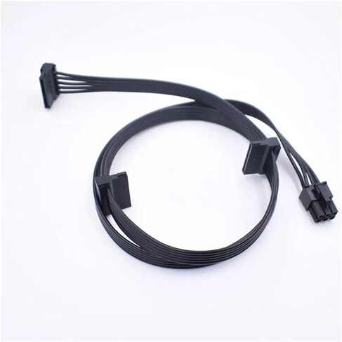 M1ni 6 دبوس إلى Sata 15pin كابل تزويد الطاقة لـ 3250 3268 3650 (6pin to 2 SATA) in Saudi Arabia