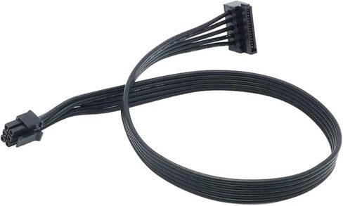 M1ni 6 دبوس إلى Sata 15pin كابل تزويد الطاقة لـ 3250 3268 3650 (6pin to 2 SATA) in Saudi Arabia