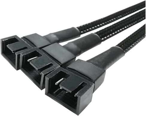 4 Pin Y Splitter Cable 4 Pin Pwm Female to 3/4 Pin Motherboard Cpu Fan PC Case Fan Extension Adapter Cable Cable Cable Compter (1 to 4) in Saudi Arabia