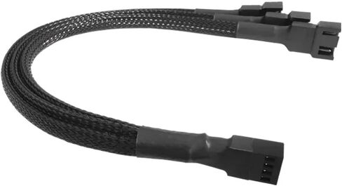 4 Pin Y Splitter Cable 4 Pin Pwm Female to 3/4 Pin Motherboard Cpu Fan PC Case Fan Extension Adapter Cable Cable Cable Compter (1 to 4) in Saudi Arabia