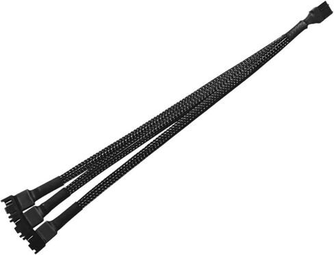 4 Pin Y Splitter Cable 4 Pin Pwm Female to 3/4 Pin Motherboard Cpu Fan PC Case Fan Extension Adapter Cable Cable Cable Compter (1 to 4) in Saudi Arabia