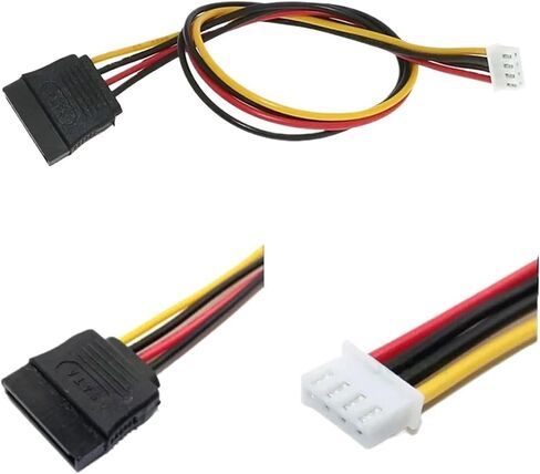 XH2.54 to SATA Power Extension Cable 15Pin SATA Female to 2.54mm Extender Cable Adapter 0.2m in Saudi Arabia