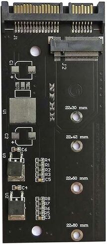 B+M Key SATA M.2 Ngff Ssd to Sata 3 Raiser Expansion Card Raiser M2 to SATA Adapter in Saudi Arabia