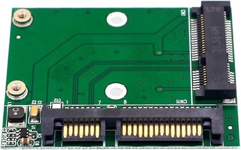 M.2 SSD إلى 2.5 SATA ADAPTER RISER CARD M2 PCI SSD MODULE MODULE CARTULE CARTULE CARTULE CARDER AD AND CARD (الأزرق) in Saudi Arabia