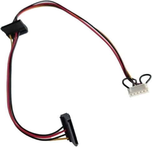 AXC 6Pin to 2-Port HDD SDD SATA Power Socket Cable for Computer Motherboard Nitro N50-610 Veriton D730 D10 B350 D630 D830 in Saudi Arabia