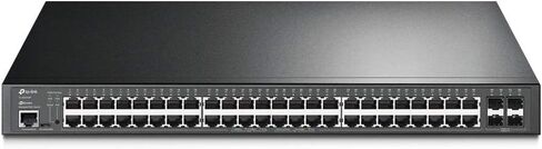 TP-Link TL-SG3452P | 48 PORT GIGABIT L2+ MAGNIDE POE SWITCH | 48 POE+ PORT @384W ، 4 X SFP Slots | Poe Auto Recovery | OMADA SDN متكامل | IPv6 | توجيه ثابت | (متجدد) in Saudi Arabia