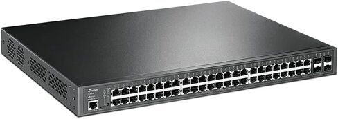 TP-Link TL-SG3452P | 48 PORT GIGABIT L2+ MAGNIDE POE SWITCH | 48 POE+ PORT @384W ، 4 X SFP Slots | Poe Auto Recovery | OMADA SDN متكامل | IPv6 | توجيه ثابت | (متجدد) in Saudi Arabia