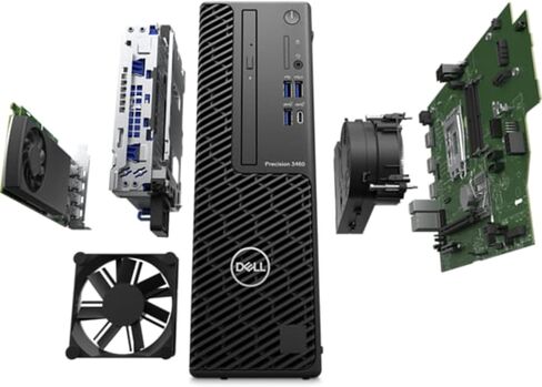 Dell Precision 3460 SFF Workstation Desktop (2022) | CORE I7-12700 - محرك أقراص صلبة 1TB SSD - ذاكرة الوصول العشوائي 32GB - NVIDIA QUADRO T1000 | 12 النوى @ 4.9 جيجا هرتز - 4GB GDDR6 WIN 11 Pro Black (متجدد) in Saudi Arabia