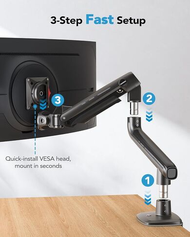 Huanuo Single Monitor Mount 1 in Kuwait