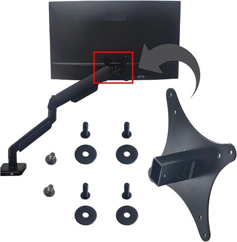محول شاشة ARM/Mount Vesa Bracket ， متوافق مع شاشة AOC 27B1H 27B1 24B1XH 24B1H 24B1 22B1H 22B1HS الشاشة للوقوف/المكتب ， ملحقات التلفزيون in Kuwait