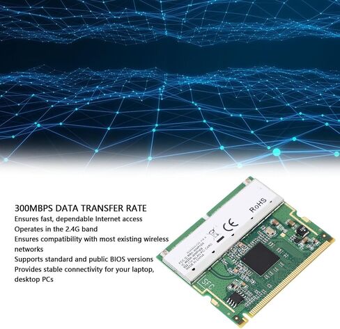 yoidesu wifi wireless card ، 2.4g PCIe Interface 300Mbps Adapter WiFi ، لأجهزة الكمبيوتر المحمولة وأجهزة الكمبيوتر المكتبية ، ودعم محول الشبكة للفوز Vista ، 7 ، 8 ، 10 ، 11 ، OpenWrt in Saudi Arabia