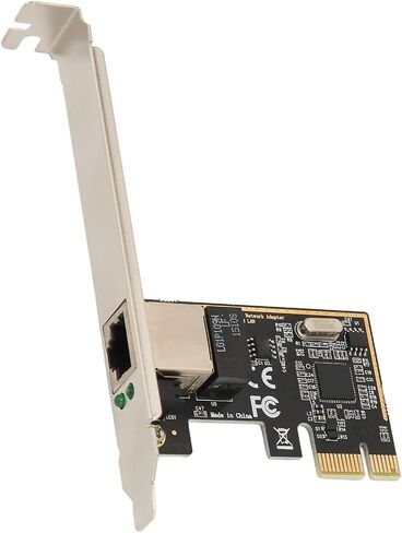 محول شبكة FOCKT PCIE 10 100 1000MBPS RJ45 GIGABIT ETHERNET PCI Express بطاقة شبكة مع مادة PCB لجهاز كمبيوتر سطح المكتب in Kuwait