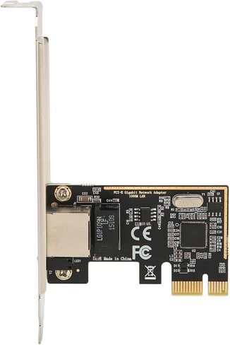 محول شبكة FOCKT PCIE 10 100 1000MBPS RJ45 GIGABIT ETHERNET PCI Express بطاقة شبكة مع مادة PCB لجهاز كمبيوتر سطح المكتب in Kuwait