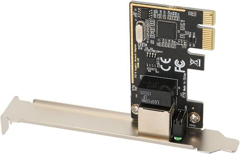 محول شبكة FOCKT PCIE 10 100 1000MBPS RJ45 GIGABIT ETHERNET PCI Express بطاقة شبكة مع مادة PCB لجهاز كمبيوتر سطح المكتب in Kuwait
