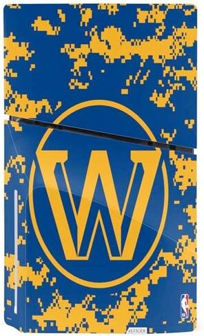 Skinit Skinit Gaming Gaming Skin متوافق مع حزمة PS5 Slim Disk - تصميم NBA Golden Warriors الكلاسيكيات المصنوعة رسميًا in Saudi Arabia