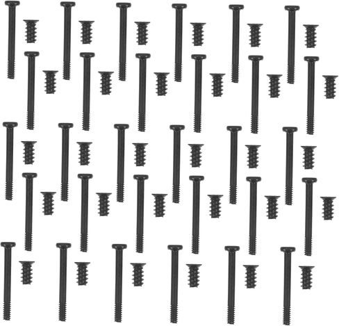 تتضمن مجموعة المسمار Nuobesty 60pcs مروحة المسمارات المسمار الطويل مساميرًا طويلة مسطحة للبطولات السود in Kuwait
