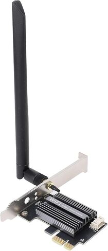 VBESTLIFE PCIe WiFi Card, WiFi 6E, 2.4/5/6Ghz Tri Band Wireless Network Card, Bluetooth 5.2, High Gain Antenna, Supports for Wins 10/11, for Linux (8DB Antenna) in Kuwait