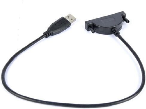 USB 2.0 إلى M1NI SATA 7+6 13 دبوس محول محرك محرك بصري خارجي لقرص قرص DVD CD-ROM مع L/E/D in Saudi Arabia