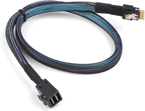 PCIE4.0 S/AS HD SFF-8643 36PIN to Slimline S/AS SFF-8654 4i 38P Cord(0.5m) in Saudi Arabia