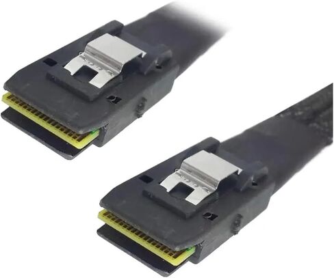 0.8M داخلي M1NI S/AS 36-Pin 8087 إلى BEND اليمين اليمين 90 درجة SFF-8087 CORD M1NI S/كأسلاك كمبيوتر القرص الصلب الحبل (يمين) in Saudi Arabia