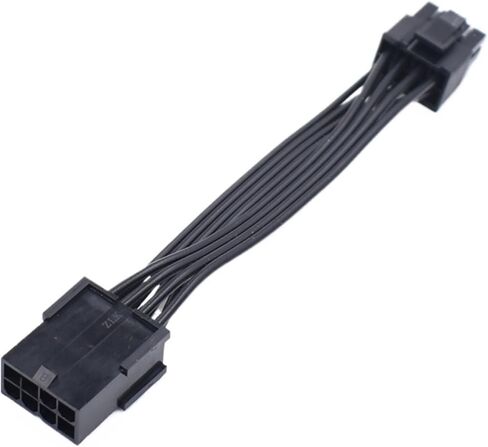 10cm/15cm/30cm 18awg GPU PCI Power Extension Cable PCIe 8 Pin Female to 8 Pin(6+2) Male Adapter(15CM) in Saudi Arabia