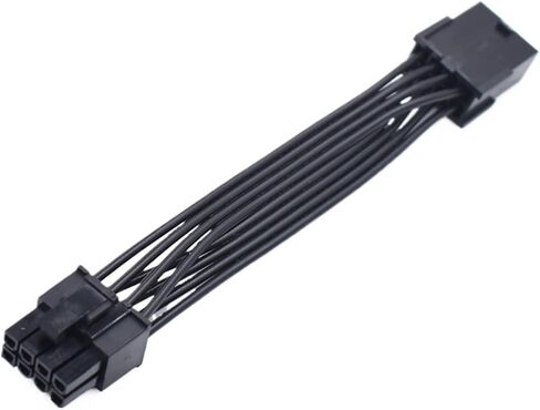 10cm/15cm/30cm 18awg GPU PCI Power Extension Cable PCIe 8 Pin Female to 8 Pin(6+2) Male Adapter(15CM) in Saudi Arabia