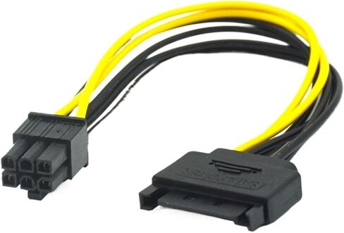 1 PCS 20cm SATA محول محول الفيديو كابل مزود الطاقة الكابل in Saudi Arabia