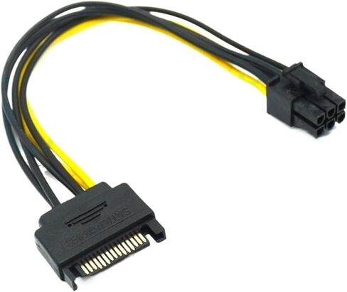 1 PCS 20cm SATA محول محول الفيديو كابل مزود الطاقة الكابل in Saudi Arabia