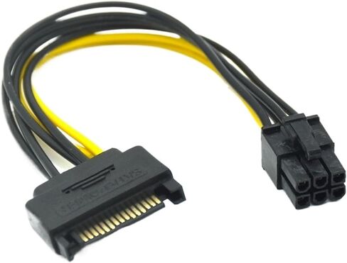 1 PCS 20cm SATA محول محول الفيديو كابل مزود الطاقة الكابل in Saudi Arabia