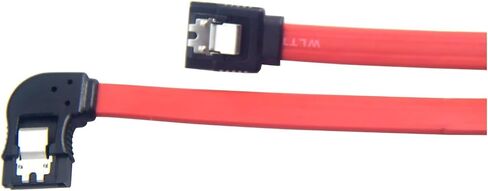 30cm SATA III Cables 6Gbps S Left Side Angle with Locking Latch Cable in Saudi Arabia