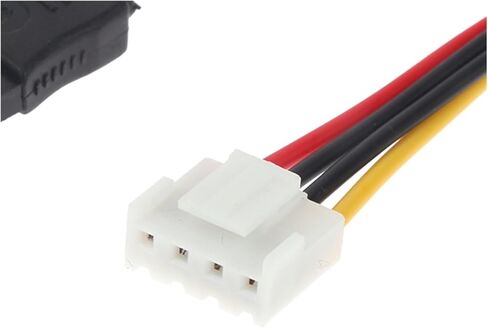 4 دبوس إلى SATA 2 Serial HDD محول محول الكابل الصلبة موصل الذكور إلى الإناث SATA تمديد الحبل Y (ب) in Saudi Arabia