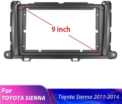Android 13.0 Double DIN Car Stereo Player لـ Toyot-A Sienna 2011-2014 9 Inch HD Screen Screen Audio Receiver مع وحدة GPS Mavigation Bluetooth تدعم كاميرا النسخ الاحتياطي (2G+32G) in Saudi Arabia
