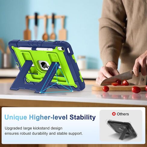 Wesorol Case for iPad A16 11th 11 بوصة (2025) iPad 10th Generation 10.9 بوصة (2022) ، الأطفال I Pad A16 Case Grady Grading Cases مع حزام كتف حامل القلم الرصاص ، الأخضر البحري in Kuwait