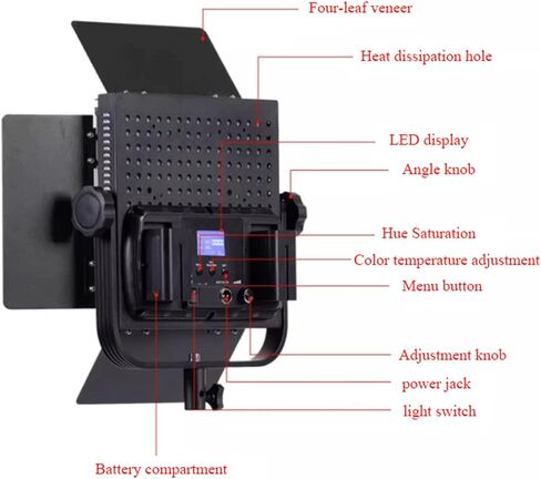 ملء ضوء الكاميرا LED ضوء 10 بوصات RGB مصابيح ملء الفيديو مصباح قابل للتعديل مع ترايبود حامل للضوء لدفق مباشر/ماكياج التصوير الفوتوغرافي in Kuwait