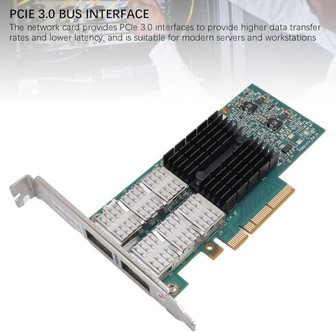بطاقة PCIE VBESTLIFE Ethernet ، بطاقة عالية السرعة PCIE 3.0 مع منافذ شبكة مزدوجة 40 جيجابايت ، لمراكز البيانات ، منصات الحوسبة السحابية ، مجموعات الحوسبة in Saudi Arabia