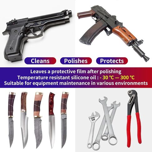3/5Pack 12''×12'' Silicon Gun Cleaning Cloths,Pre Soaking Gun Wipes for Firearm Cleaning and Polishing-Lint-Free Gun Scrubber Cloth,Shooter's Universal Gun Cleaning Supplies for Pistol,Rifle in Saudi Arabia
