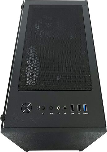 سطح مكتب كمبيوتر ألعاب مع بطاقة رسومات Geforce RTX 4060 ، Ryzen 7 4.6 GHz Max Turbo ، 32GB RAM DDR4 3200MHz ، 512GB SSD NVME ، Windows 11 PRO-PC عالية الأداء من عشاق الألعاب لعشاق الألعاب in Kuwait