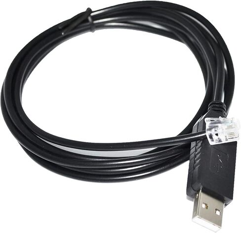 FT232RL USB إلى RJ9 RJ11 4P4C ADAPTER RS232 كابل التسلسلي للمعالج الصوتي والفيديو لجهاز الكمبيوتر Kable (1.8 م) in Saudi Arabia