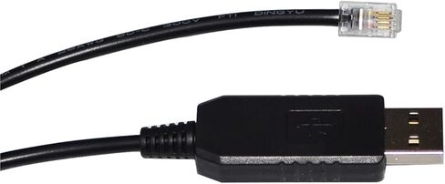 FT232RL USB إلى RJ9 RJ11 4P4C ADAPTER RS232 كابل التسلسلي للمعالج الصوتي والفيديو لجهاز الكمبيوتر Kable (1.8 م) in Saudi Arabia