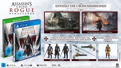 Assassin's Creed Rogue ، Remastered ، 1 Xbox One-Blu-Ray Dist in Kuwait