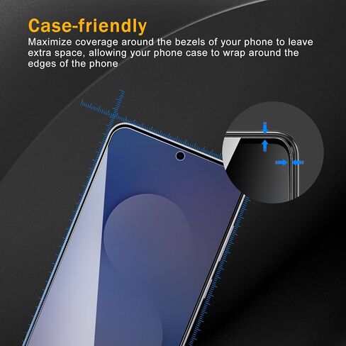 3 حزمة شاشة خصوصية حزمة ل Samsung Galaxy S25 Fe ، ومكافحة الزجاج المضاد للتجسس 9H صلابة ، واقي أسود مضاد للتجس in Saudi Arabia