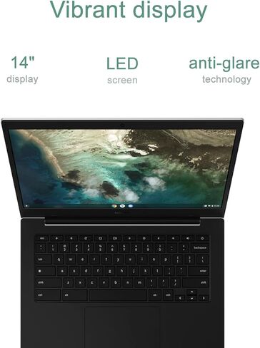 Samsung Galaxy Chromebook Go Laptop (14 "LED ، Intel Celeron N4500 ، 256GB Storage (128GB EMMC+128GB SD CARD)) للمنزل والطالب ، بطارية طولها 12 ساعة ، مقاومة للانسكاب ، كاميرا ويب ، WI-FI 6 ، Chrome OS ، Silver ، Silver in Kuwait