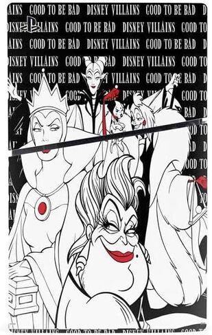 Skinit Decal Gaming Skin Compatible with PS5 Slim Digital Edition Bundle - Officially Licensed Disney Villains Ursula Ariel and Flounder Design in Saudi Arabia